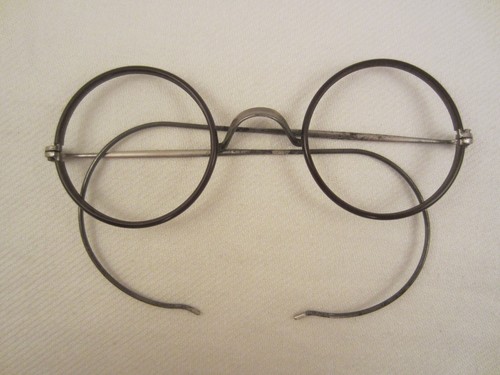 Runde nickelbrille horn brille - horn,