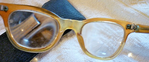 Alte brille mit - brille, sehr